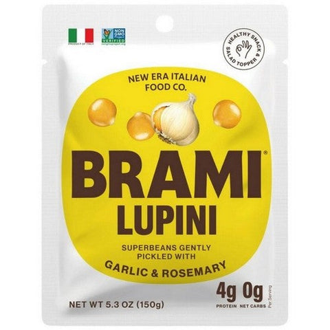 Brami, Lupini Beans Snack Garlic And Herb, 5.3 Oz (Case of 8)