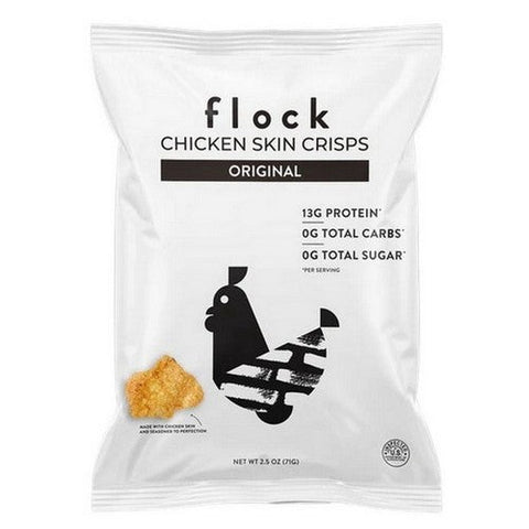 Flock, Flock Chicken Skin Crisps Original, 2.5 Oz (Case of 8)