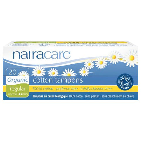 Natracare, Tampons, REGULAR, 20 CT