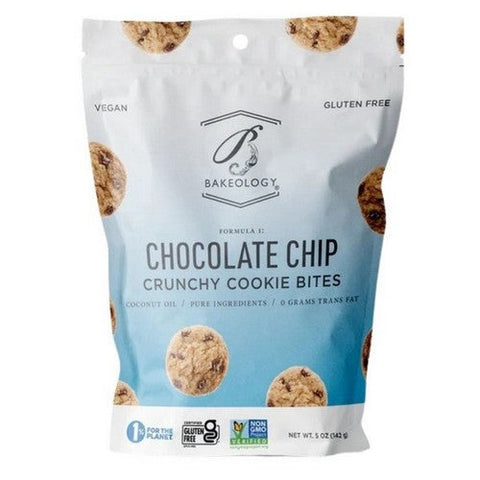 Bakeology, Bakeology Chocolate Chip Gluten Free Cookies, 5 Oz (Case of 8)