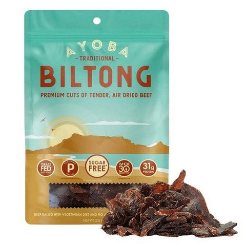 Ayoba, Ayoba Traditional Beef Biltong, 2 Oz (Case of 8)