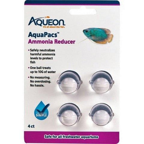 Aqueon, Aqueon AquaPacs Ammonia Reducer, 10 Gallons / 4 Count
