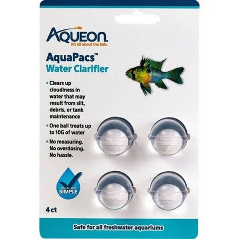 Aqueon, Aqueon AquaPacs Water Clarifier, 10 Gallons / 4 Count