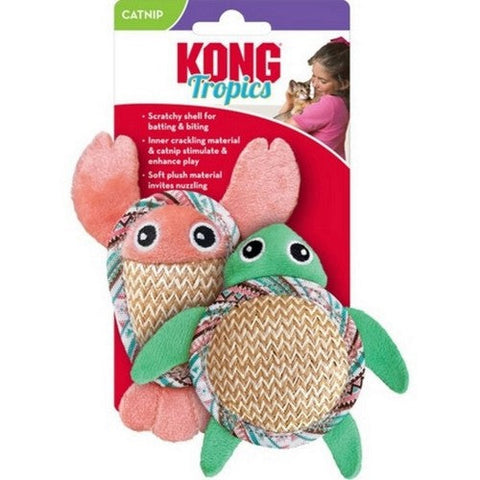 Kong, Tropics Catnip Pals Cat Toy, 2 Count