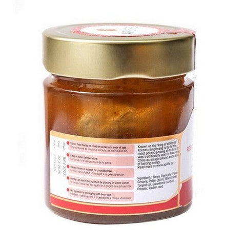 APILIFE, APILIFE Red Ginseng + Royal Jelly + Blackseed Honey, 6 X 250 Grams