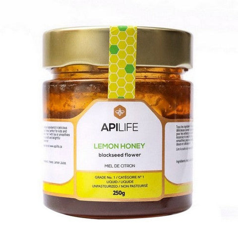 APILIFE, APILIFE Lemon + Blackseed Honey, 6 X 250 Grams
