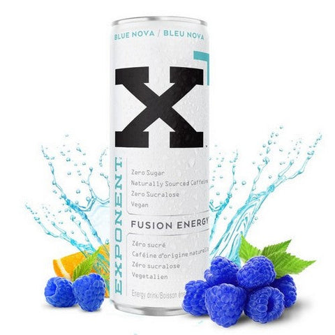 Exponent, Exponent Energy Drink Blue Nova, 12 X 355 Ml