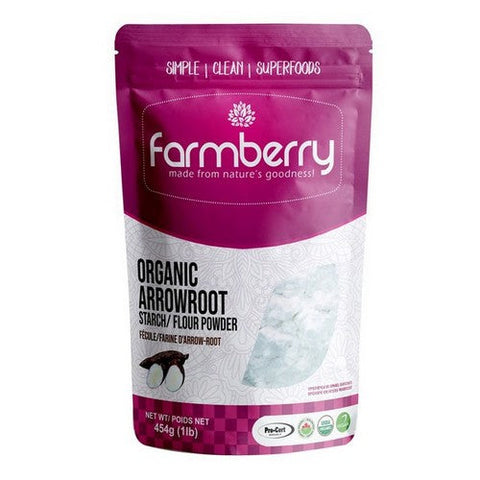 Farmberry, Farmberry Powder Organic Arrowroot Flour, 454 Grams