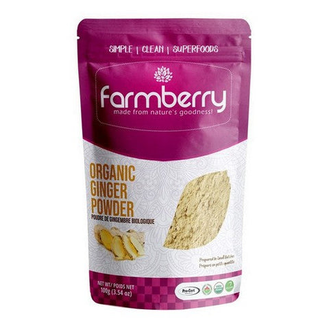 Farmberry, Farmberry Powder Organic Ginger, 100 Grams