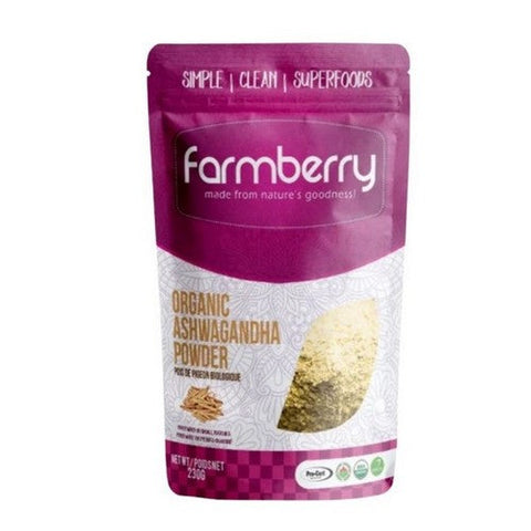 Farmberry, Farmberry Powder Organic Ashwagandha, 230 Grams