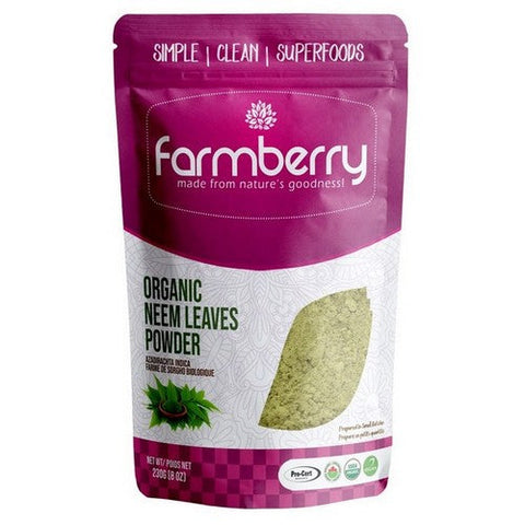 Farmberry, Farmberry Powder Organic Neem Leaf, 230 Grams