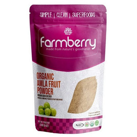 Farmberry, Farmberry Powder Organic Amla Fruit, 230 Grams