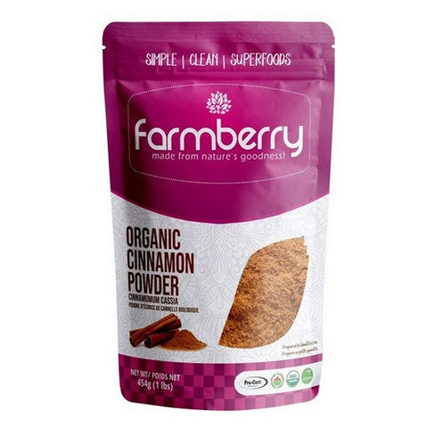 Farmberry, Farmberry Powder Organic Cinnamon, 230 Grams