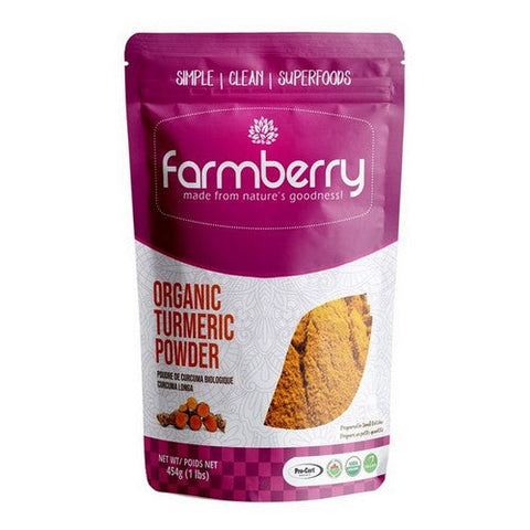 Farmberry, Farmberry Powder Organic Turmeric, 454 Grams