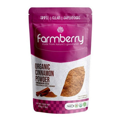 Farmberry, Farmberry Powder Organic Cinnamon, 454 Grams