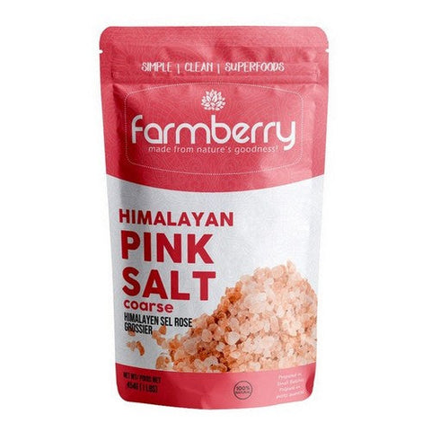 Farmberry, Farmberry Himalayan Pink Salt Coarse, 454 Grams