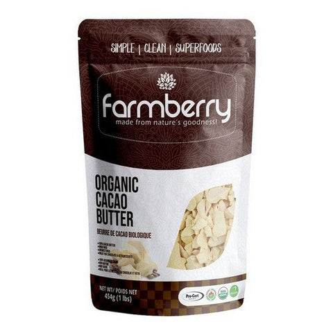 Farmberry, Farmberry Powder Organic Cacao Butter, 454 Grams