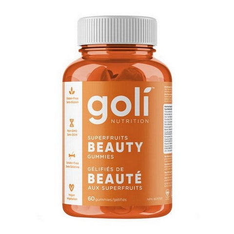 Goli, Goli Gummies Superfruits Beauty, 60 Count