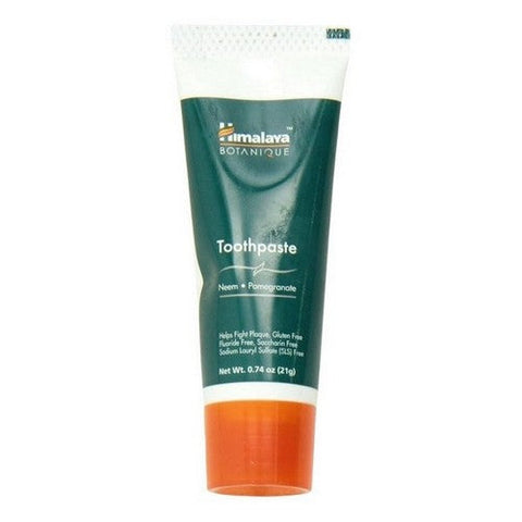 Himalaya Herbal, Himalaya Toothpaste Travel Size Neem & Pom, 21 Grams