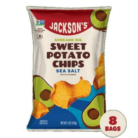 Jackson's, Jackson's Sweet Potato Chips Sea Salt, 12 X 5 Oz
