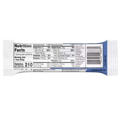 One Bars, ONE Protein Bar Blueberry Cobbler, 12 X 60 Grams