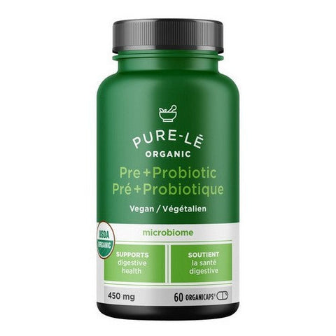 Pure-le, Pure-le Organic Prebiotic + Probiotic, 60 Count