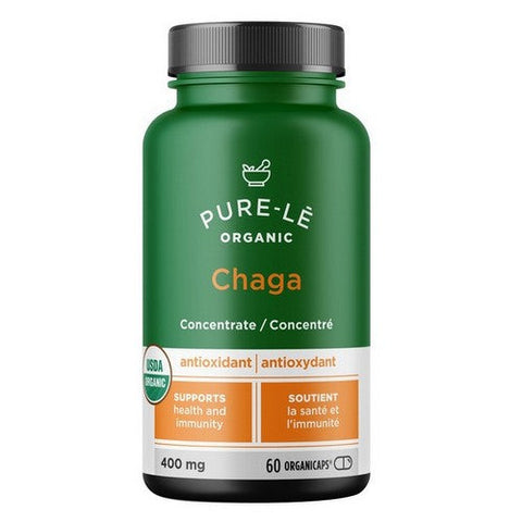 Pure-le, Pure-le Organic Chaga Organicaps, 60 Count