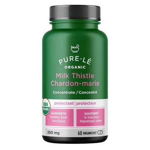 Pure-le, Pure-le Organic Milk Thistle Organicaps, 60 Count
