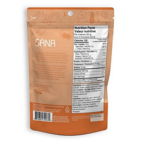 Pamecare, Sana Bites Dark Chocolaty Orange, 6 X 100 Grams
