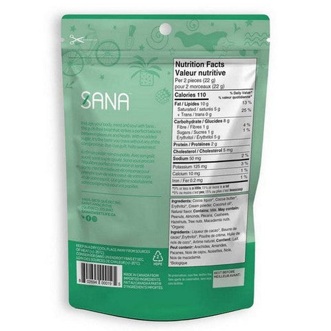 Pamecare, Sana Bites Dark Chocolaty Mint, 6 X 100 Grams