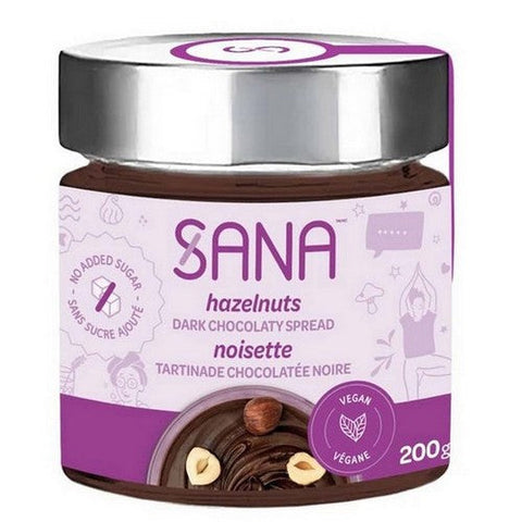Pamecare, Sana Hazelnut Spread Dark Chocolaty, 200 Grams