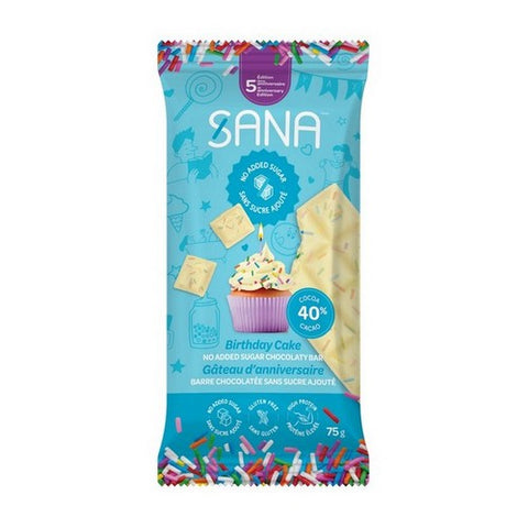 Pamecare, Sana Bar Chocolaty Birthday Cake, 75 Grams