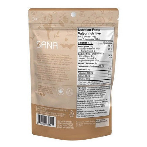 Pamecare, Sana Bites Milk Chocolaty Hazelnut Cream, 6 X 100 Grams
