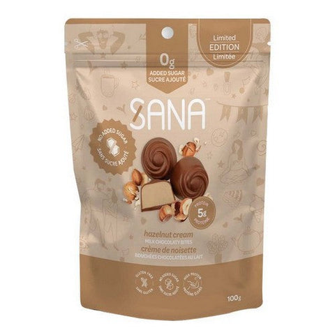 Pamecare, Sana Bites Milk Chocolaty Hazelnut Cream, 6 X 100 Grams