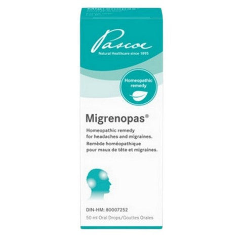 Pascoe, Migrenopas Homeopathic Remedy Headaches And Migraines, 50 Ml