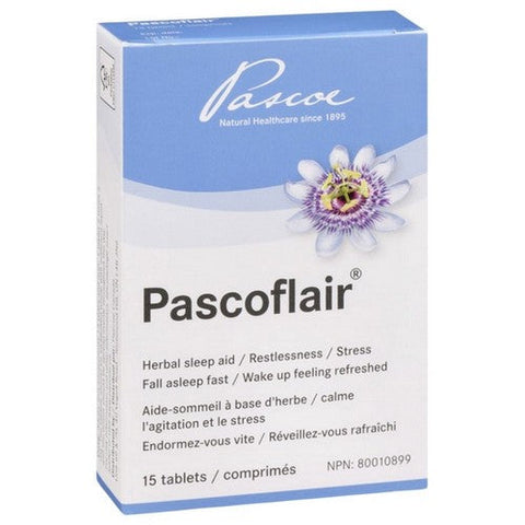 Pascoe, Pascoflair Herbal Sleep Restlessness And Stress Aid, 15 Count