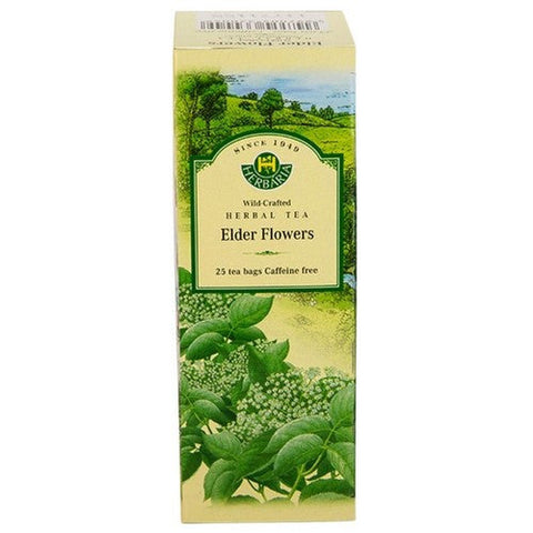 Herbaria, Herbal Tea Elder Flowers, 25 Bags