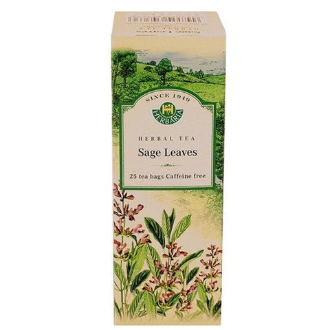 Herbaria, Herbal Tea Sage Leaves, 25 Bags