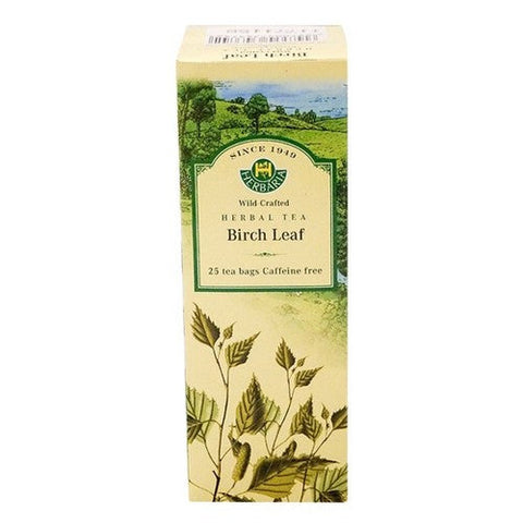 Herbaria, Herbal Tea Birch Leaf, 25 Bags