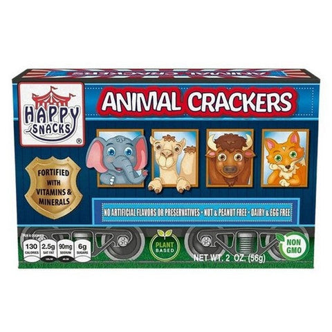 Happy Snacks, Circus Animal Crackers, 2 Oz (Case Of 12)