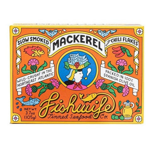 Fishwife, Mackerel With Chili Flakes, 3.7 Oz (Case Of 12)