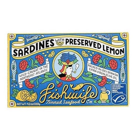 Fishwife, Preserved Lemon With Sardines, 4.2 Oz (Case Of 12)