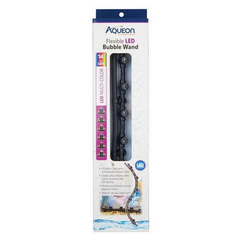 Aqueon, Flexible LED Bubble Wand Multi Color, 14 Inches