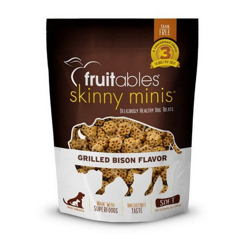 Fruitables, Skinny Minis Soft Dog Treats, 5 Oz, Grilled Bison