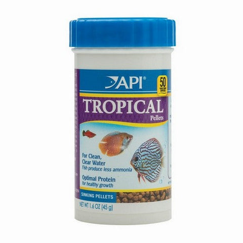 API, Tropical Premium Pellets Fish Food, 1.6 Oz