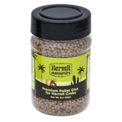 Flukers, Hermit Crab Premium Pellet Diet Dry Food, 3 Oz