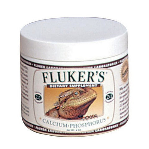 Flukers, Calcium Phosphorus 2:1 Dietary Supplement, 4 Oz