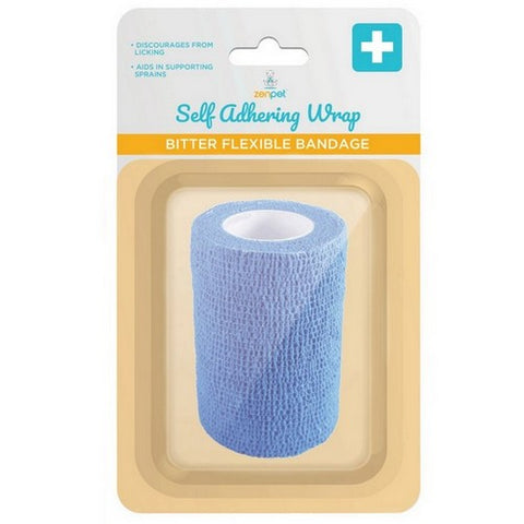 ZenPet, ZenPet Self Adhering Wrap Bitter Flexible Bandage, 1 Each / 3 Feet X 5 Yards