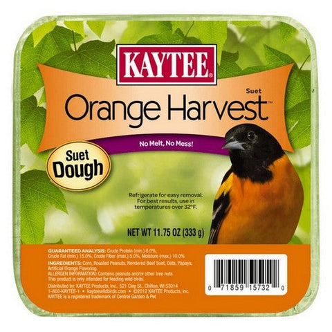 Kaytee, Kaytee Orange Harvest Suet Dough, 11.75 Oz