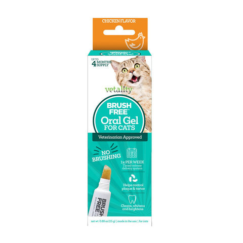 Vetality, Vetality Brush-Free Oral Gel for Cats, 25 Grams